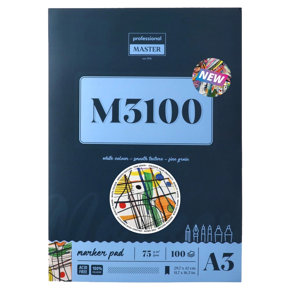 617128_001.webp Master M, marker, blok za crtanje - odaberite format - Slika 1