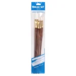 Pop brush Vermeer, četkica, set, miks, braon, 4K - Slika 2