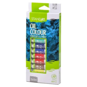 Standart oil, uljana boja, set, 12 x 12ml, 12K