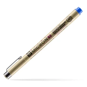 Pigma Micron 03, liner, blue, 0.35mm