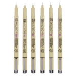 Pigma Micron, liner, set, black, 6K - Slika 3