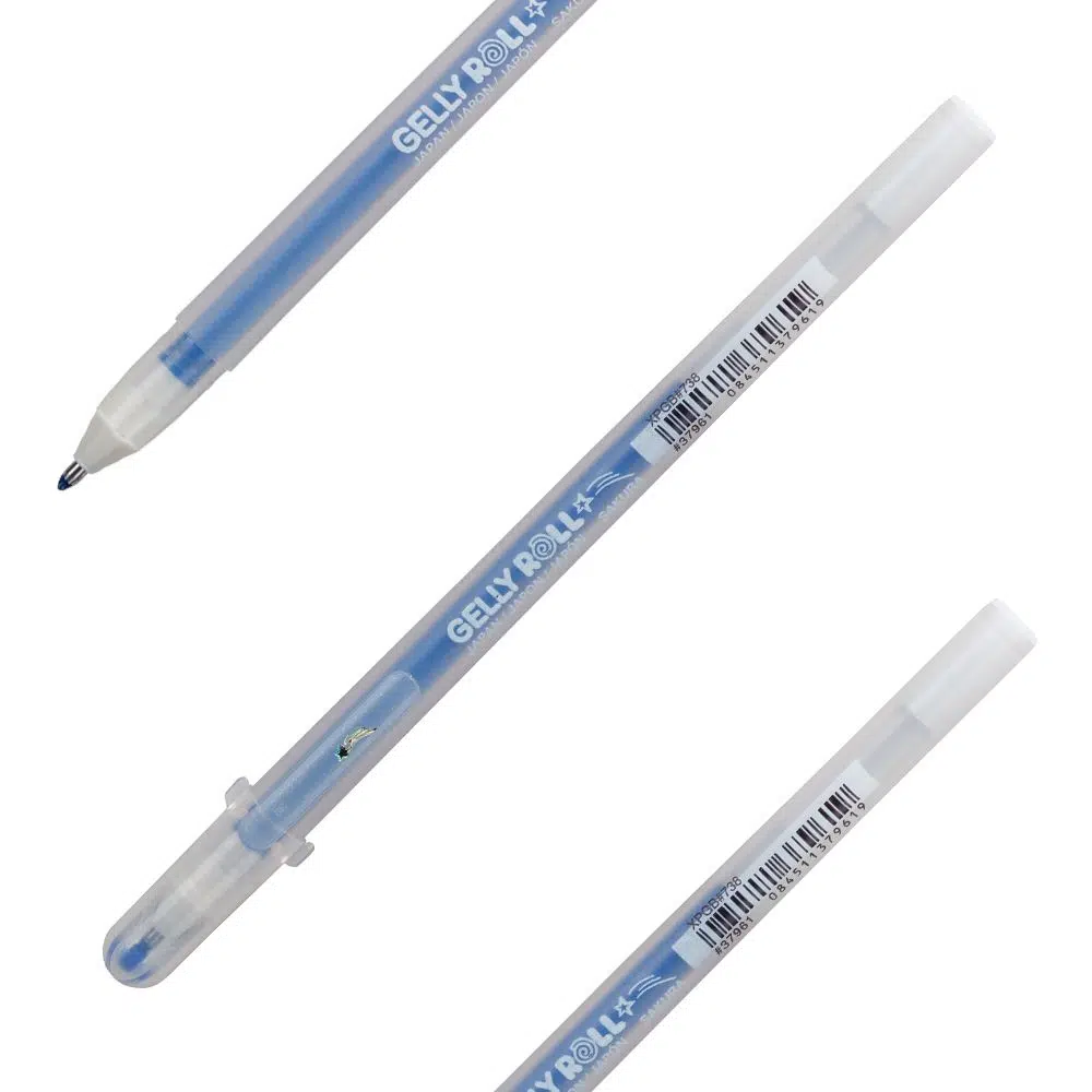 672311_001.webp Gelly Stardust, gel olovka, marine sparkle, 38, 1.0mm - Slika 1