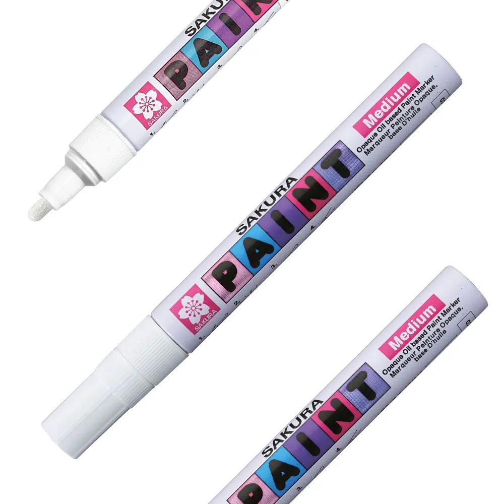 672506_001.webp Paint Marker, uljani marker, medium, white, 2.0mm - Slika 1