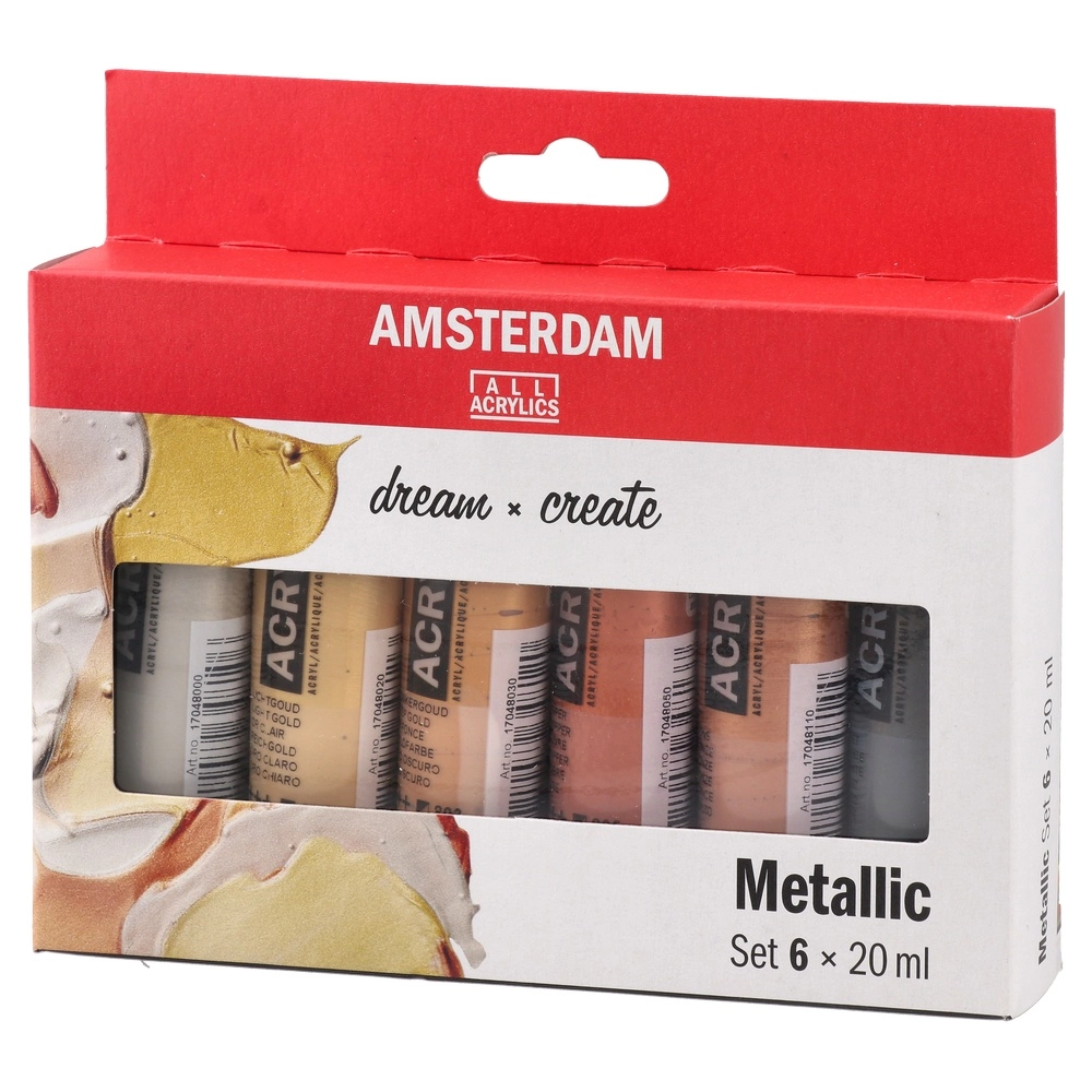 680925_001.webp Amsterdam, akrilna boja, metallic set, 6 x 20ml, 6K - Slika 1