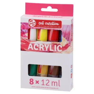 Art Creation acrylic, akrilna boja, set, 8 x 12ml, 8K