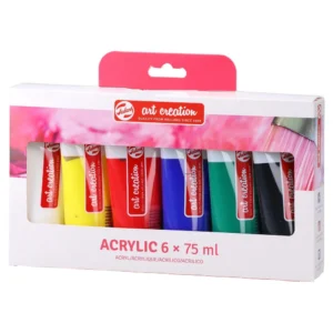 Art Creation acrylic, akrilna boja, set, 6 x 75ml, 6K