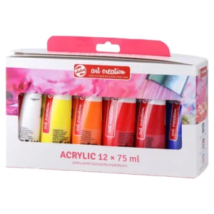 Art Creation acrylic, akrilna boja, set, 12 x 75ml, 12K