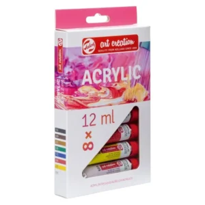 Art Creation acrylic, akrilna boja, set, 8 x 12ml, 8K