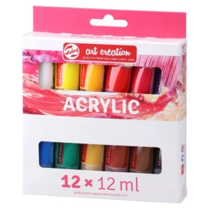 Art Creation acrylic, akrilna boja, set, 12 x 12ml, 12K