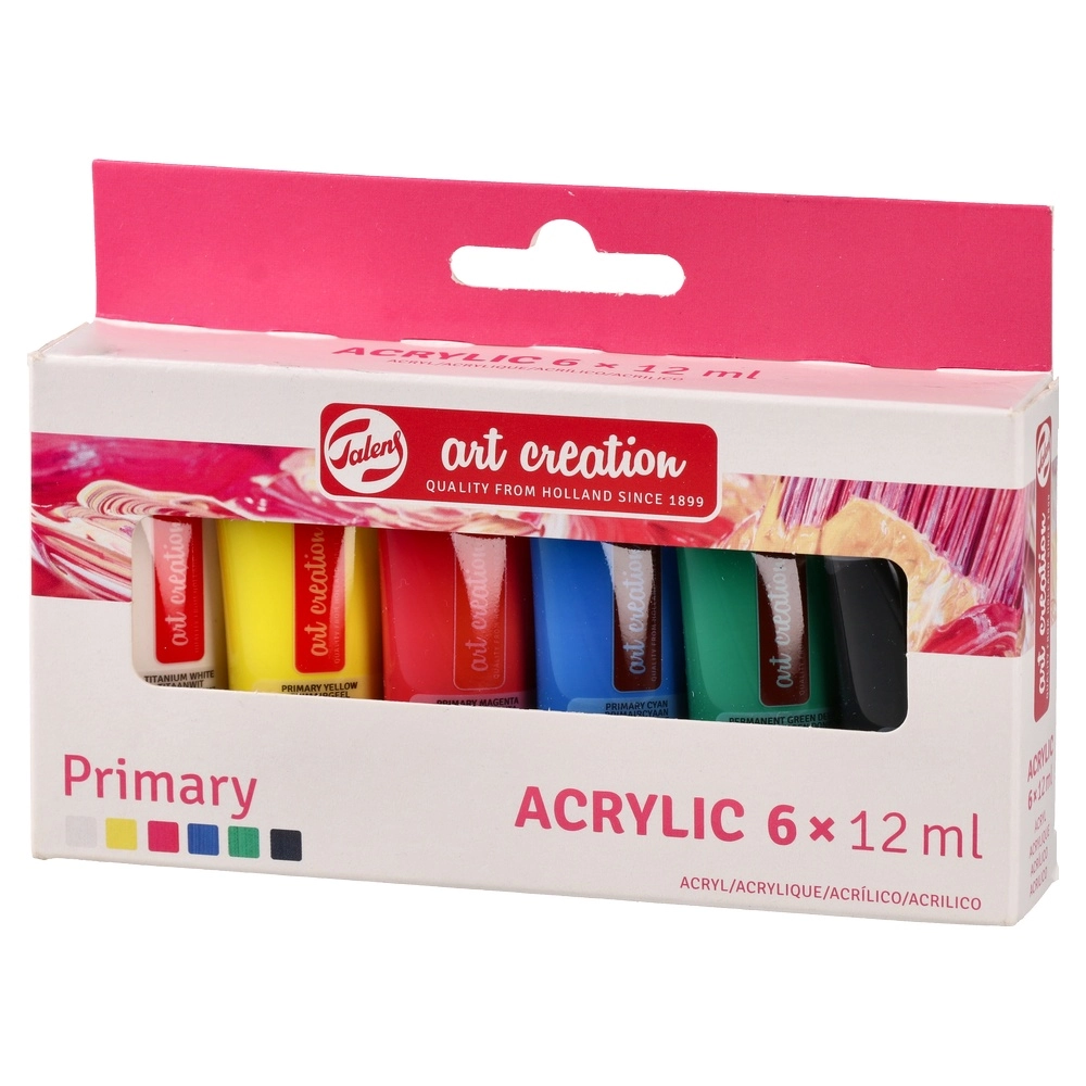 699017_001.webp Art Creation acrylic, akrilna boja, primary set, 6 x 12ml, 6K - Slika 1