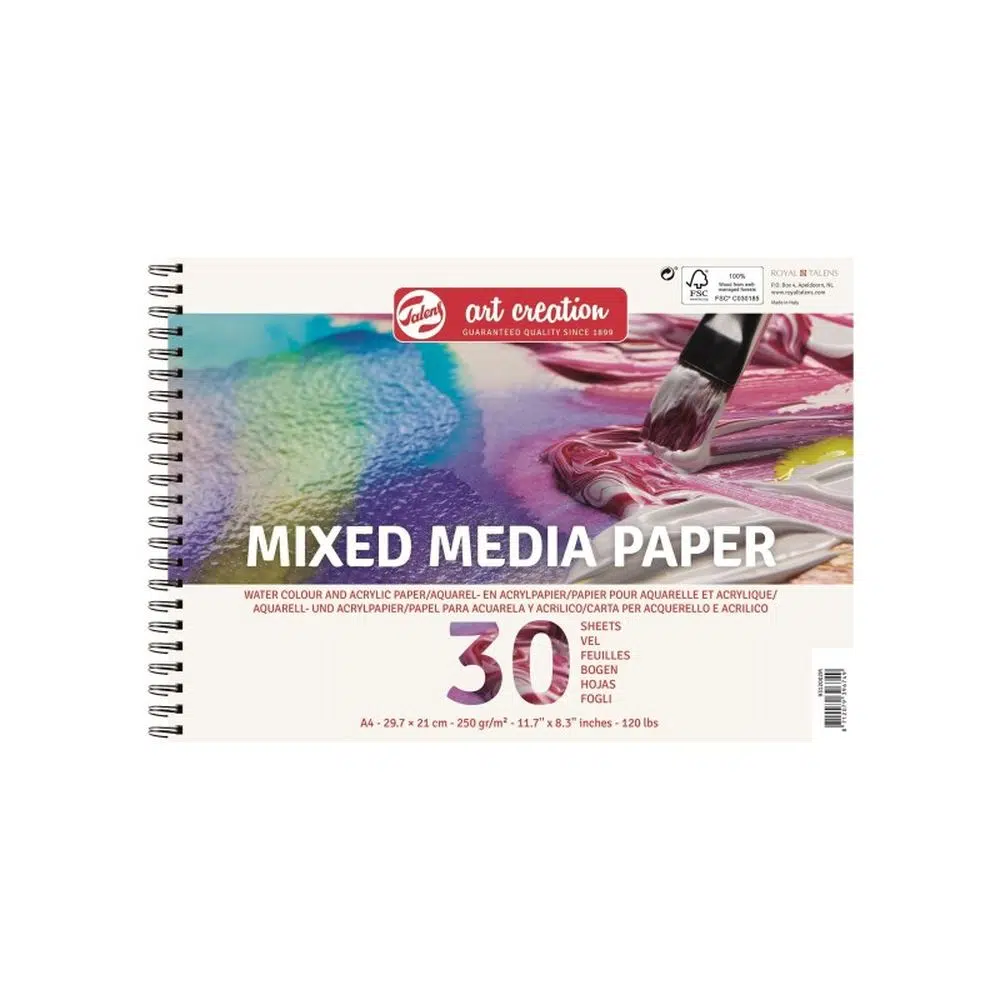 699067_001.webp Art Creation, miks blok za akrilne boje, spirala, A4, 250gr, 30 lista - Slika 1