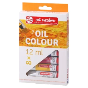 Art creation oil, uljana boja, set, 8 x 12ml, 8K