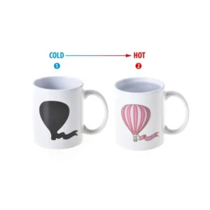 Magic mug, šolja sa efektom, keramička, balon, 340 ml