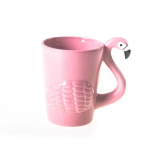 Betty, keramička šolja, flamingo, 360 ml