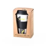 Street, šolja sa poklopcem, crna, 400 ml - Slika 2