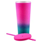 Style Trend, čaša sa cevčicom, plastična,  710ml, miks - Slika 3