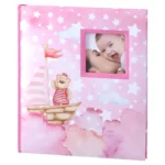 Keeps baby, album za fotografije, 13x18cm, 100 fotografija, roze