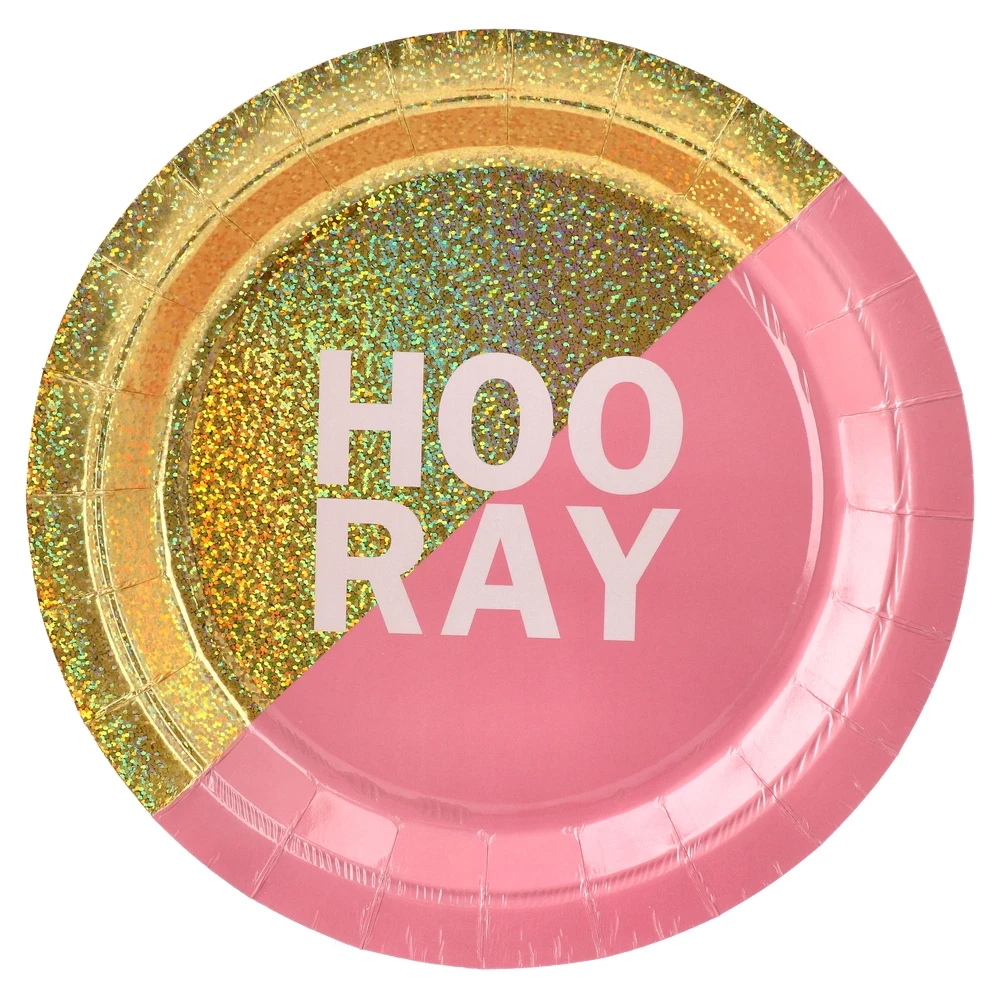 708206_001.webp Fiesta platy, party pribor, Gold-pink - odaberite artikal - Slika 1