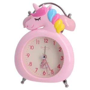 Tick Tock 11, budilnik, jednorog, 11.6cmx5.5cmx13.1cm, miks