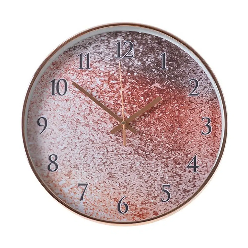 709122_001.webp Urban Time, zidni sat, braon - Slika 1