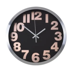 Urban Time, zidni sat, metalik, brojevi