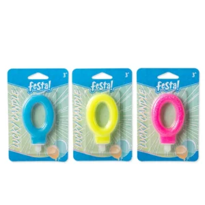 Lucky candle, svećica, fluo miks - odaberite broj