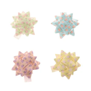 Grasso, mašna, 13cm, miks, floral