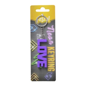 KR neon, privezak, Love