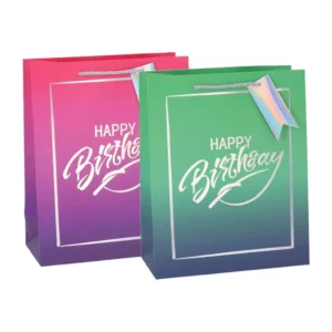 Premia, ukrasna kesa, Happy birtday, jednobojna, S