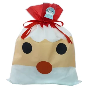Baggy, vrećica za poklon, Christmas friends, Deda Mraz, XL