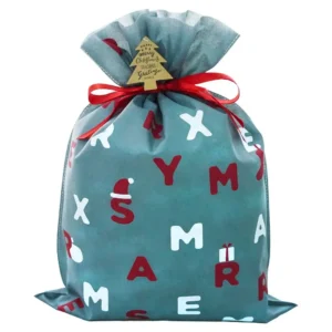 Baggy, vrećica za poklon, Classic Christmas, siva, L