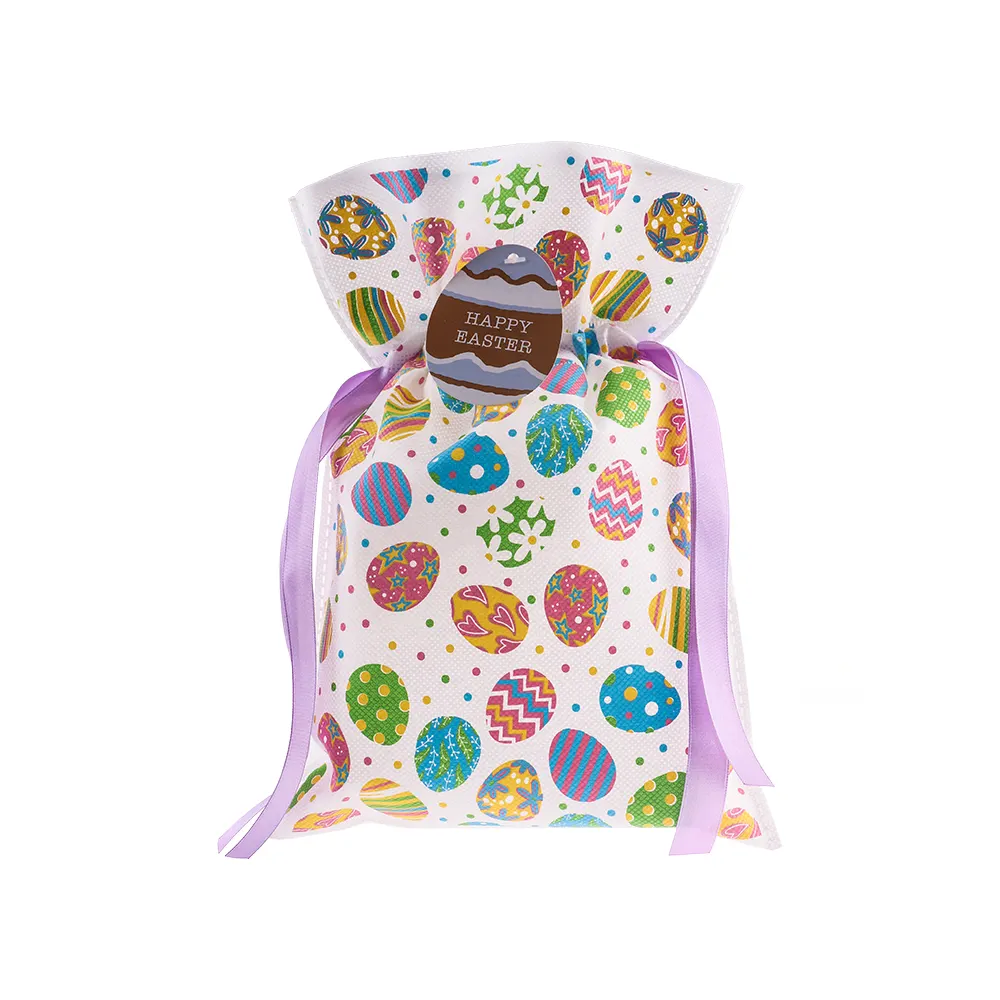 713583_001.webp Baggy, vrećica za poklon, Easter colorful eggs, S - Slika 1