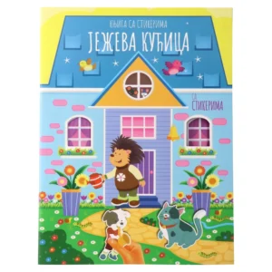 Sticky, knjiga sa stikerima, ježeva kućica