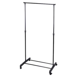 Stallex Fit, stalak za odeću, metalni, crni, 80 x 42 x 160cm