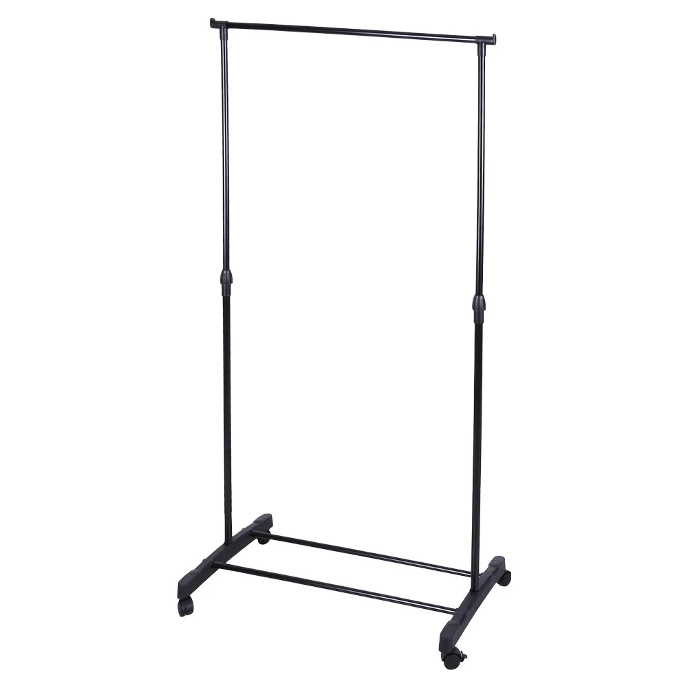 720008_001.webp Stallex Fit, stalak za odeću, metalni, crni, 80 x 42 x 160cm - Slika 1