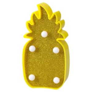Luar, LED lampa, šljokice, ananas