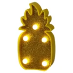 Luar, LED lampa, šljokice, ananas - Slika 2