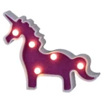 Luar, LED lampa, šljokice, jednorog - Slika 2