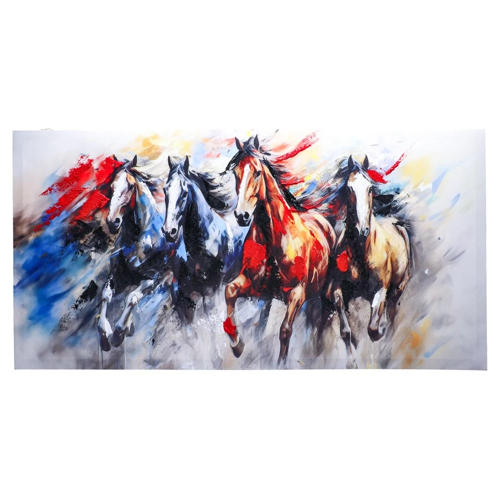 720353_001.webp Canvia, slika na platnu, 80x40cm, Horses - Slika 1