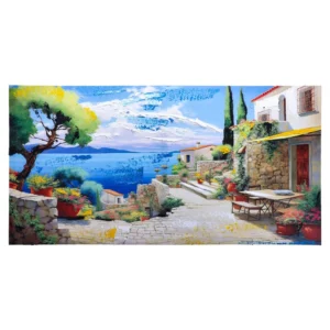 Canvia, slika na platnu, 80x40cm, Sea