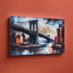 Canvia, slika na platnu, 80x40cm, New York - Slika 2