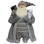 Deco Santa, Deda Mraz, siva, 120cm - Slika 2