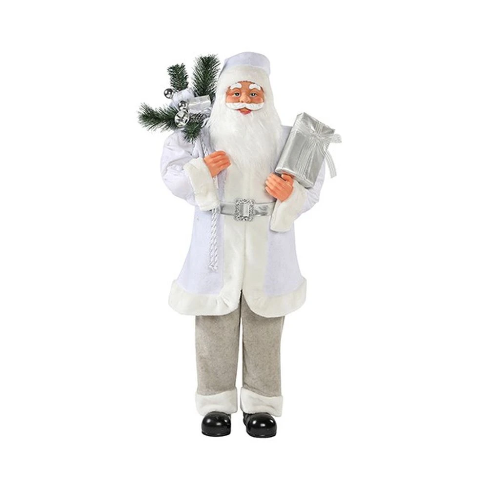 740741_001.webp Christopher, Deda Mraz, bela, 60cm - Slika 1