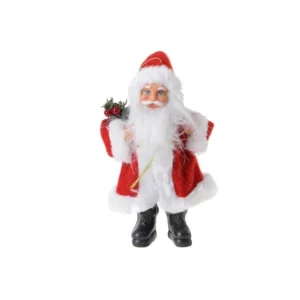 Deco Santa, Deda Mraz, crvena, 18cm