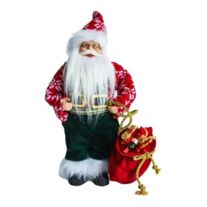 Deco Santa, Deda Mraz, crvena, 30cm