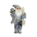 Deco Santa, Deda Mraz, siva, 45cm