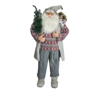 Deco Santa, Deda Mraz, siva, 150cm
