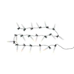 Vela, novogodišnje lapmice, sveća sa klipsom, 20LED - Slika 2