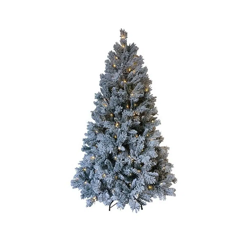 750422_001.webp Norway, novogodišnja jelka, bela, sa sijalicama, 150cm - Slika 1