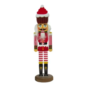Rudolf, novogodišnja dekoracija, olovni vojnik, drvena,  30cm
